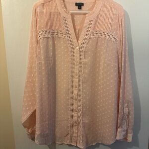 Torrid Pink Button-Up Women's Top